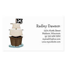 Pirates · Pirate Ship Business Card Template