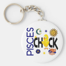 Pisces Chick 1 Key Chains