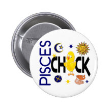 Pisces Chick 1 Pinback Button