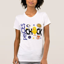 Pisces Chick 1 t-shirts