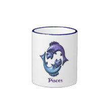Pisces Sign Coffee Cup Mug
