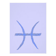 Pisces. Zodiac Astrology Sign. Personalised Announcement