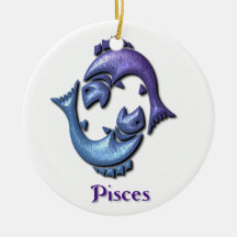 Pisces Zodiac Ornament
