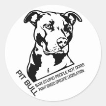 Pitbull stickers