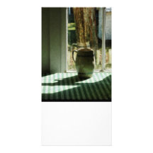 Pitcher Near Window Customised Photo Card