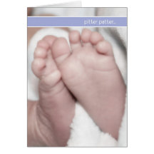 pitter patter pregnancy announcement cards