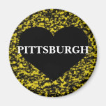 Pittsburgh Heart Fridge Magnets
