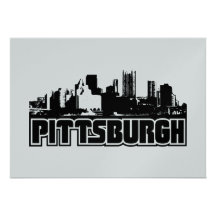 Pittsburgh Skyline Personalized Invites