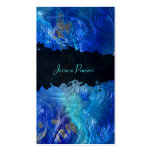 PixDezines abstract/cobalt/indigo/metallic texture business cards