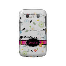 PixDezines Birds on Wires/DIY colours! Blackberry Bold Covers
