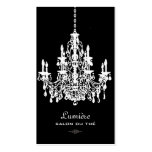 PixDezines Black+White Chandelier/DIY background Business Card Templates