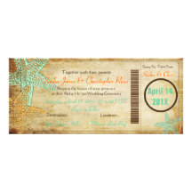 PixDezines Boarding Pass+Beach Wedding Invitations
