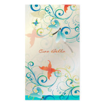 PixDezines butterflies+dragonflies Business Card Template