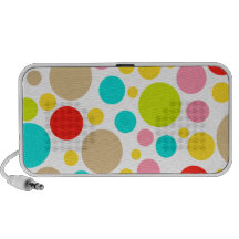 PixDezines Colourful Polka Dot iPhone Speakers