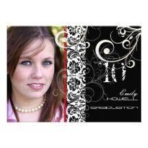 PixDezines Desiree Damask, 2013 Graduation Invites