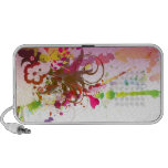 PixDezines Grunge Floral ♥♥♥♥ Notebook Speakers