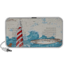 PixDezines Grunge Lighthouse PC Speakers