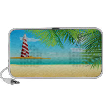 PixDezines Lighthouse Travel Speaker