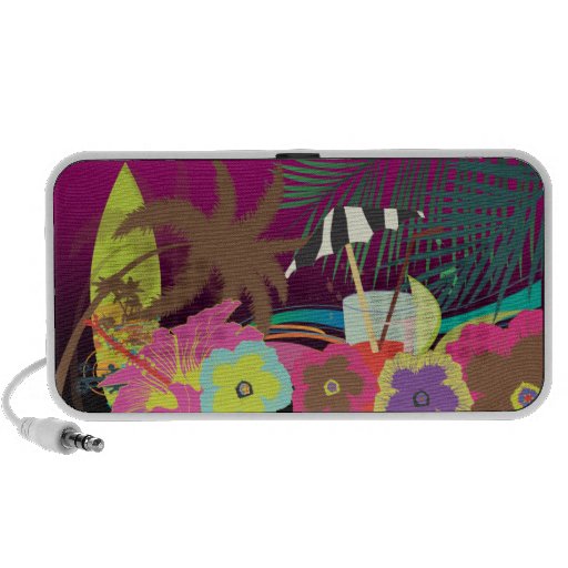 PixDezines Maitai on the beach ♥♥♥♥ iPhone Speakers