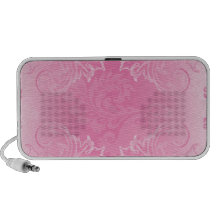 PixDezines Marie Antoinette Pink Travelling Speakers