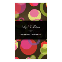PixDezines Mod Bubble, Background Customisable ♥♥♥ Business Card