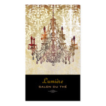 PixDezines murano glass chandeliers/DIY fonts Business Card Template