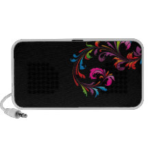 PixDezines Neon Swirls Laptop Speakers