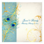 PixDezines peacock pzazz, Filigree+swirls/DIY text Personalized Invite