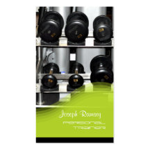 PixDezines Personal Trainer Business Cards