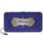 PixDezines Princess+tufted panel iPod Speakers