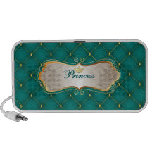 PixDezines Princess+tufted panel Mp3 Speaker
