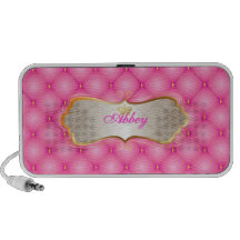PixDezines Princess+tufted panel Travel Speakers