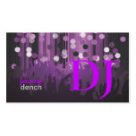 PixDezines Retro DJ+dance hall Business Card Templates