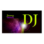 PixDezines Retro DJ+disco tiles Business Cards