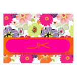 PixDezines Retro Floral ~ Alegre Business Cards