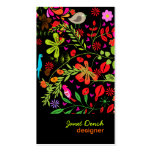PixDezines Retro Tree/DIY background colour Business Card Template