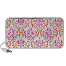 PixDezines Rossi Damask Mp3 Speakers