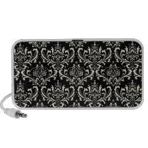 PixDezines Rossi Damask Notebook Speakers