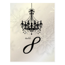 PixDezines Snowflakes+Chandelier Postcards