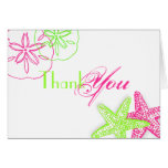 PixDezines Starfish/Sanddollar Thank You cards