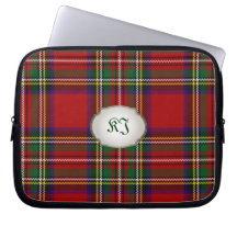 PixDezines stewart tartan Laptop Computer Sleeves