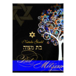 PixDezines tree of life+stars, Bat Mitzvah Invite