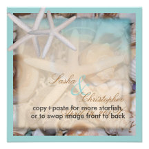 PixDezines Under the Sea, Starfish/Invitations