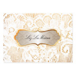 PixDezines Vintage Lace-Up/white Business Card