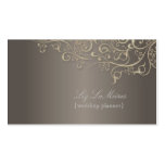 PixDezines Wedding Planner, titanium swirls Business Card Templates