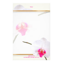 PixDezines White Orchid 2 | Perfect Bride Customized Stationery