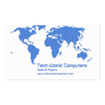 Pixel Earth Business Card