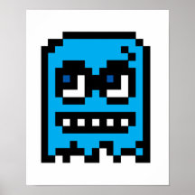 Pixel Ghost Posters