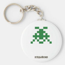 Pixel_Invader Key Chains