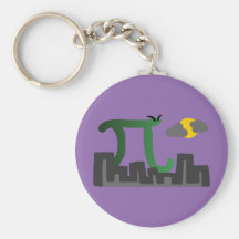 Pizilla Keychain